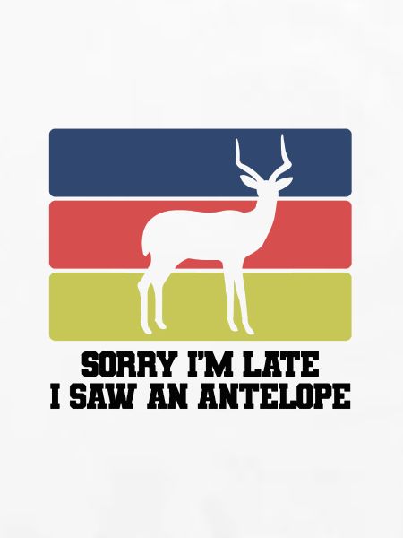Antilope Humor Spruch