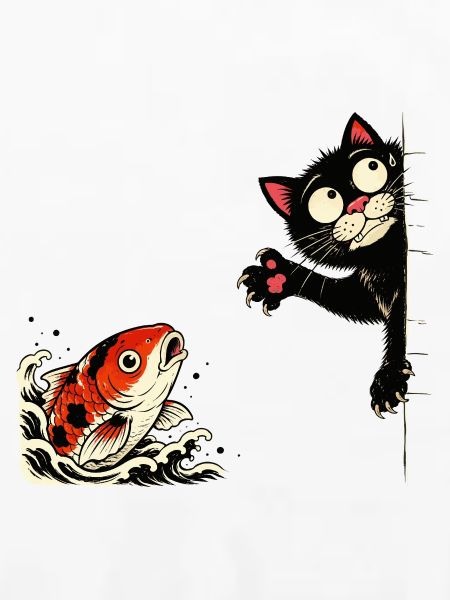  Koi Fische Kois-Karpfen KOI-KATZE Koi