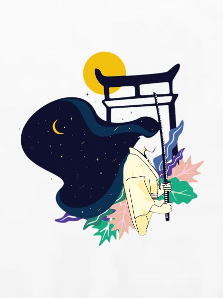 Torii Nachttraum Kimono