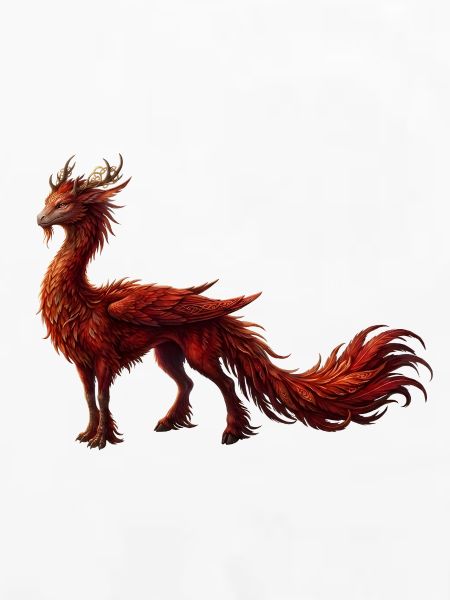 Roter Drache des Ahnenfeuers