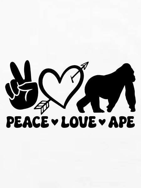 Peace Love Ape