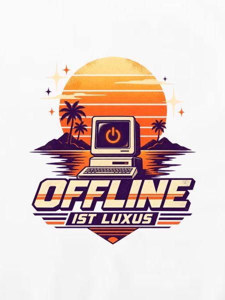 Offline ist Luxus Retro Computer