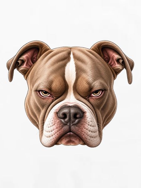 Statement bulldog Kopf 