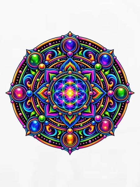 Kosmische Blume Mandala