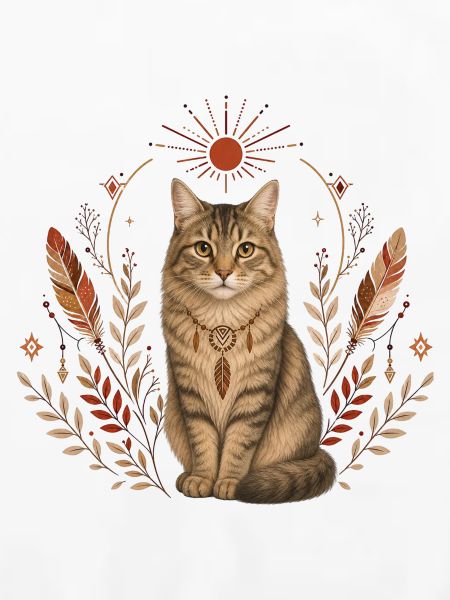 Katze Boho