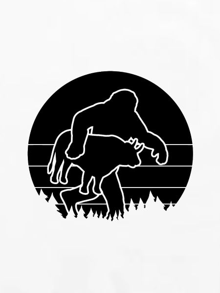 Sasquatch und Stier