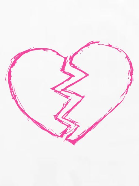 Zerbrochenes Herz Neon