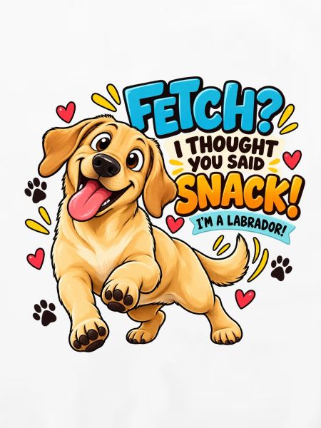 Labrador Snack Spruch