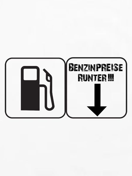 Benzinpreise runter!!! Buttonform