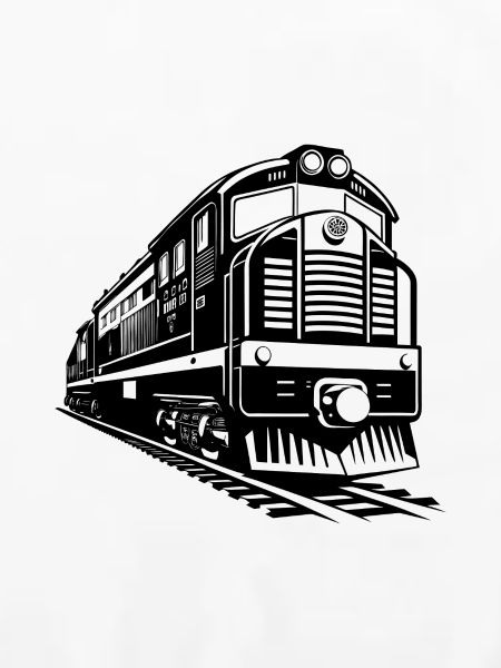 Moderne Diesellokomotivenbahn