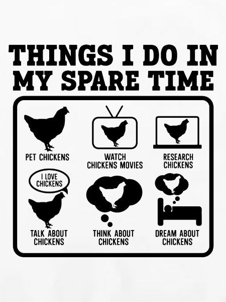 Huhn Humor Freizeit