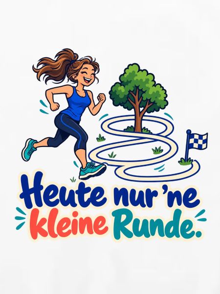 Joggerin auf kleiner Runde