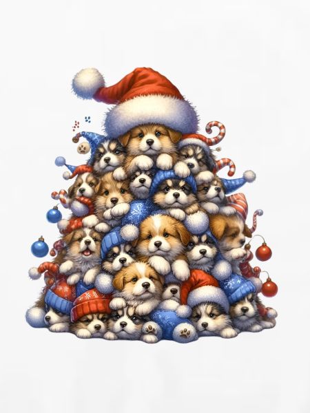 🎁 Weihnachtswelpenbaum