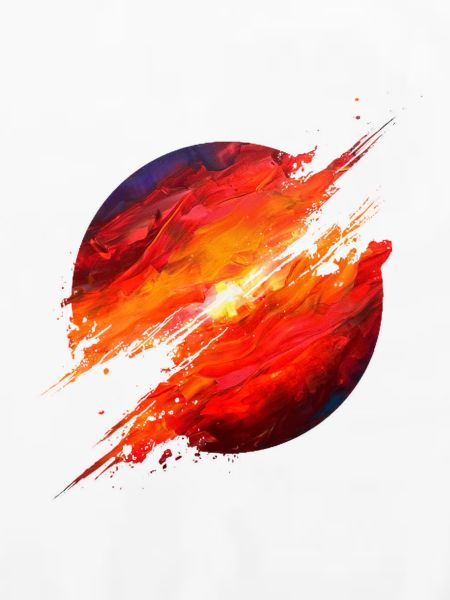 Crimson Ember Burst