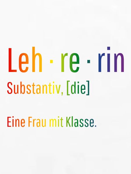Lehrerin Substantiv Definition Schule Geschenk