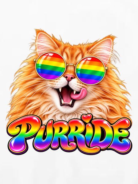 Regenbogen Pride Katze