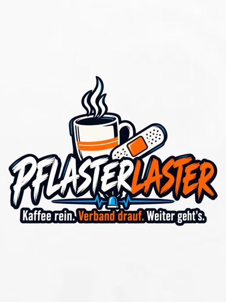 PflasterLaster Kaffee Motiv