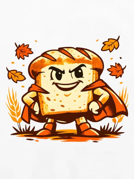 Brot-Superheld im Herbst