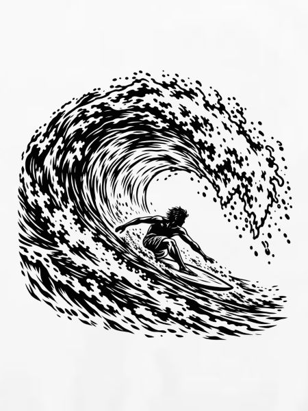 Surfer Welle