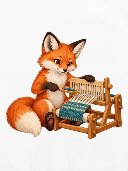 Fuchs webt am Gatterkamm