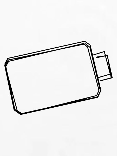 Batterie handgezeichnet