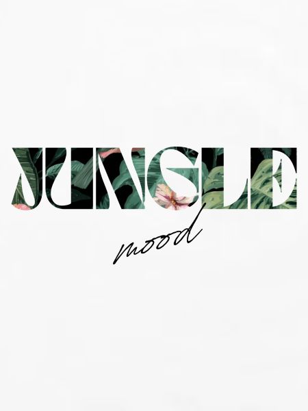 Jungle Mood Tropical Lettering