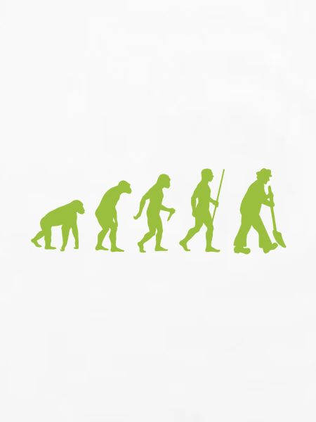 Evolution - vom Urmensch zum Gartenfreund