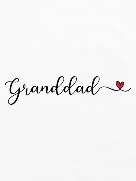 Großvater-Herz-Design