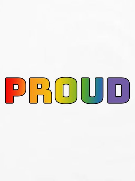 Rainbow proud black