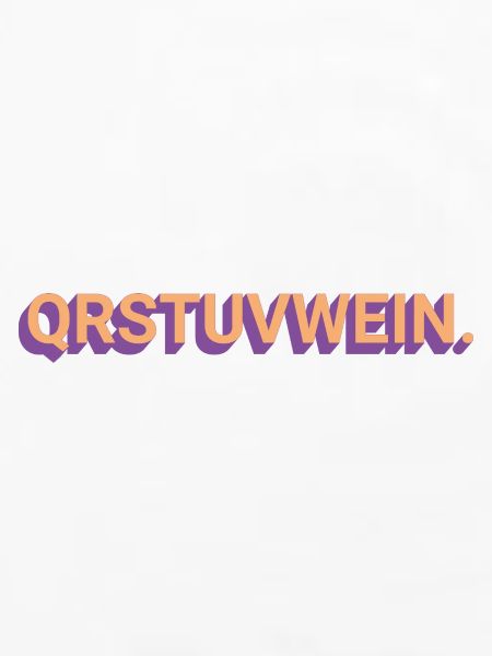 Alphabet-Wein