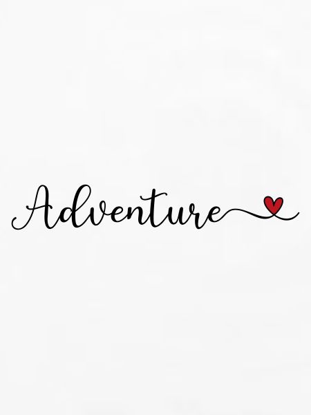 Abenteuertypografie mit Herz