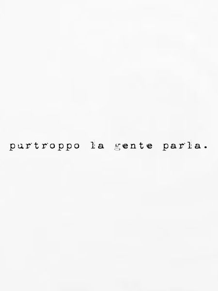 Purtroppo La Gente Parla