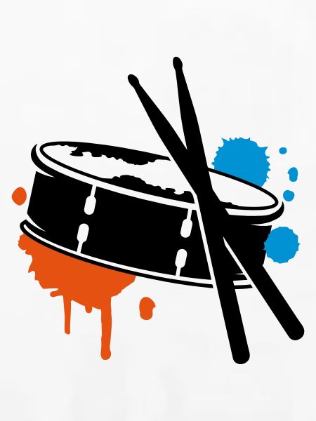 Trommel und Sticks