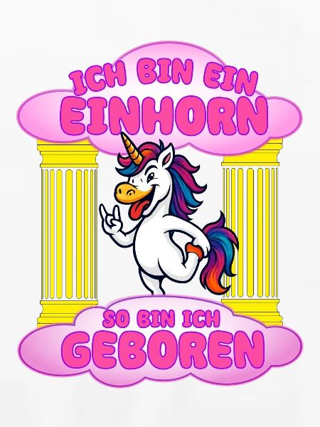 Ich bin Einhorn Geburt