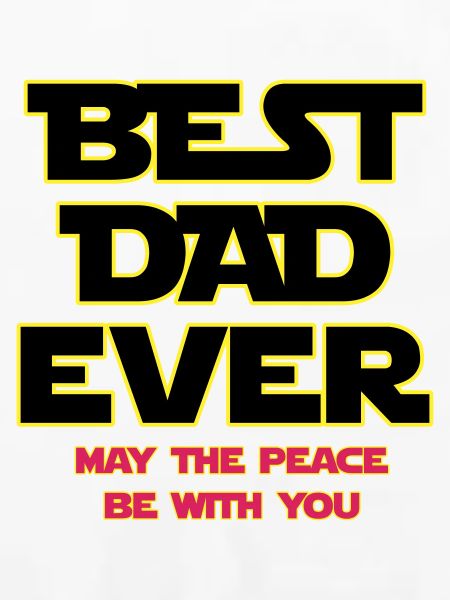 Best Dad Ever Neon Outline