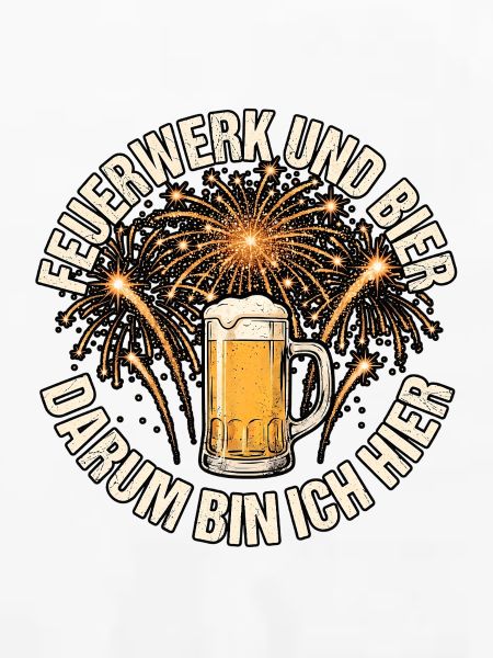 Feuerwerk Pyrotechnik Und Bier