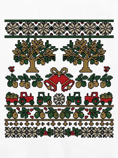 Weihnachts Olivenbauer Strickdesign