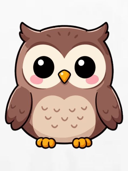 Niedliche Eule Kawaii Geschenk 
