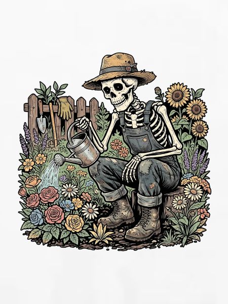 Garten Skelett