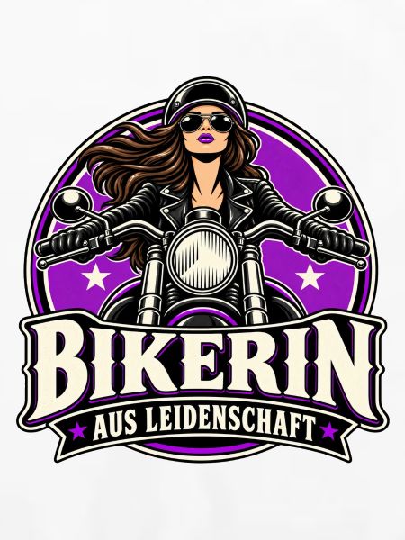 Bikerin Leidenschaft Motorrad-Style