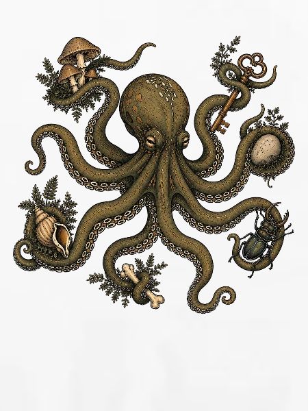 Goblincore Octopus