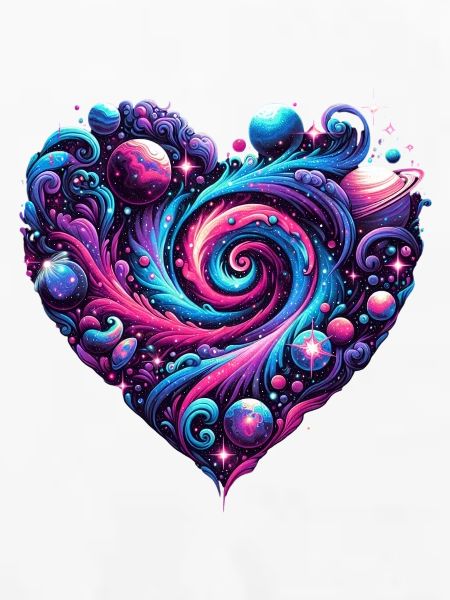 Cosmic Love Heart