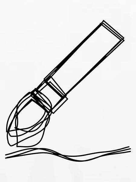 Pinsel handgezeichnet