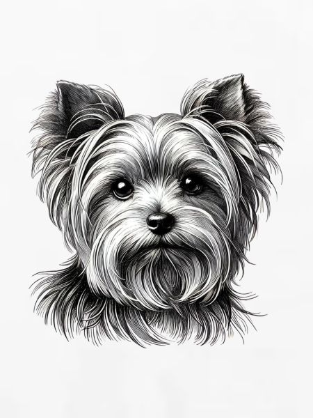 Yorkie Porträt