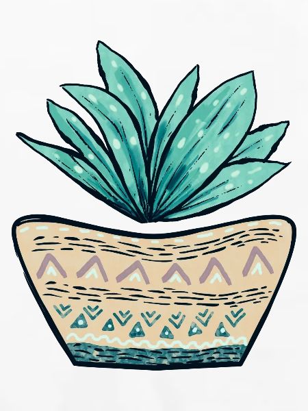 Succulent Pot Pattern