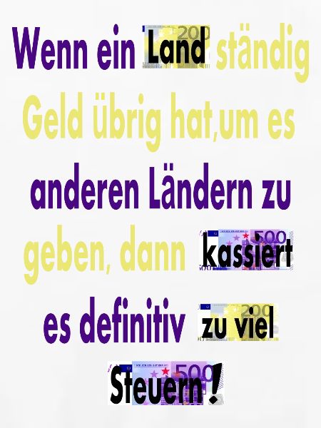 Zu viele Steuern