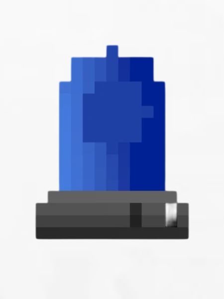 Blaulicht Sirene Pixelkunst