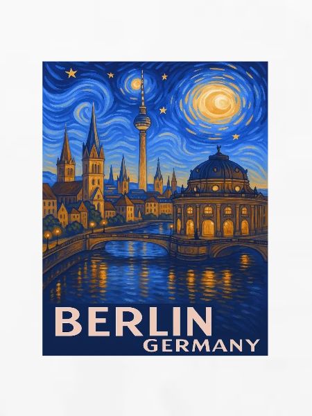 Berlin Nachthimmel Stadtmotiv