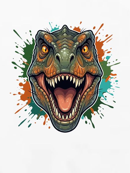 Dino-Roar: Farbenexplosion