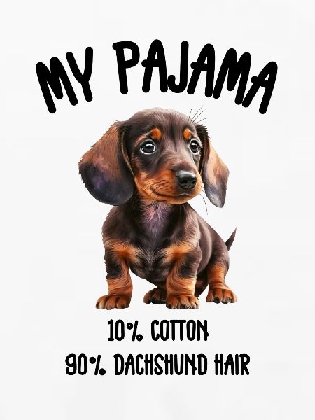 Dackelhund-Pyjama